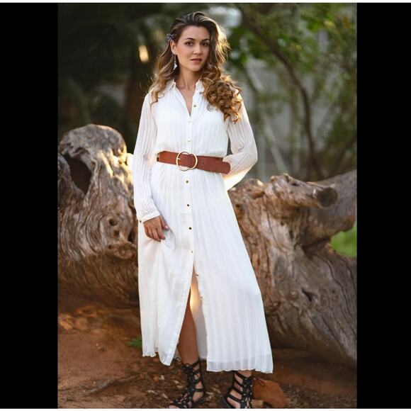 ZARA Belted Midi Dress NWT LAST ONE!!! 🤍 - Picture 7 of 16